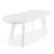 Mesa Laury Chicago Ovalada Blanca 170x80
