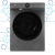 MIDEA LAVASECARROPA MF-200D80WB/T A1 FRONTAL 8K 1400RPM INVERTER TITANIUM