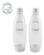 SODASTREAM BOTELLA 1L WHITE x 2