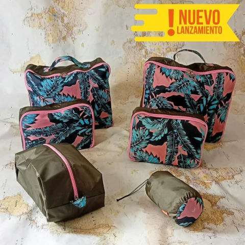 Set 6 piezas Hojas Menta con Verde