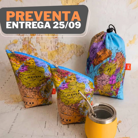 Set Matero Viajero - Mapamundi