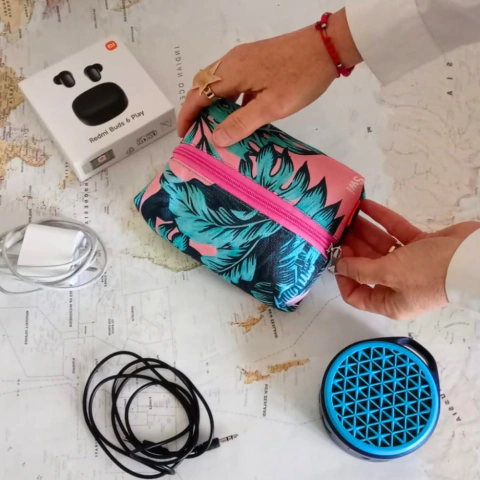 Organizador de Cables - Hojas Menta
