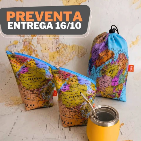 Set Matero Viajero - Mapamundi
