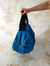 Bolso plegable y expandible color Turquesa