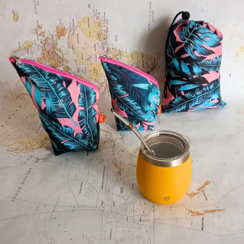 Set Matero Viajero - Hojas Menta