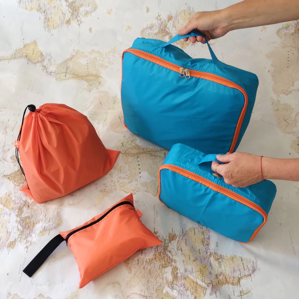 Equipo de traslado Naranja / Turquesa