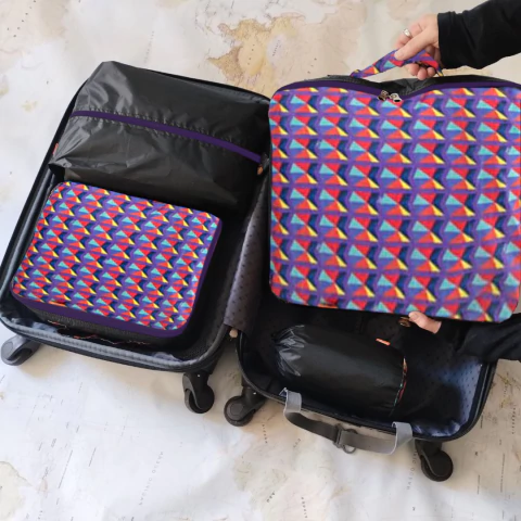 Set para organizar las valijas Zig-Zag