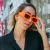 Óculos de Sol Lolita Laranja Fluorescente - comprar online