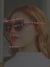 Óculos de Sol Zendaya Cinza Transparente na internet