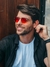Óculos de Sol Masculino Frozen Vermelho - Pimenta Rosa | Óculos de Sol