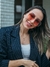 Óculos de Sol Alessia Vermelho Degradê - comprar online