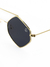 Óculos de Sol Carolla Preto com Dourado - comprar online