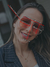 Óculos de Sol Alessia Vermelho Degradê na internet