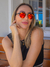 Óculos de Sol Eclair Vermelho - comprar online