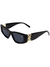 Óculos de Sol Sia Preto - comprar online