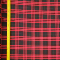 Tecido Alfaiataria com Lycra Xadrez Estampa 01