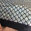 Tecido Malha Holográfica Sereia/Escamas Prata - comprar online