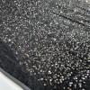 Tecido Veludo Cristal com Paetê Preto - comprar online