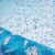 Tecido Organza com Glitter Unicórnio Azul Turquesa