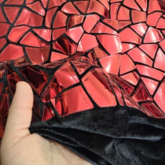 Tecido Veludo Flashback Vermelho