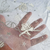 Tecido Organza com Glitter Fadas Branco