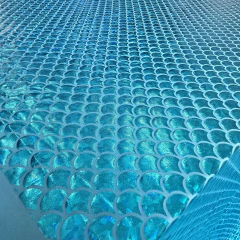 Tecido Malha Holográfica Sereia/Escamas Azul Turquesa na internet