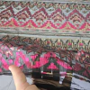 Tecido Tule Bordado com Paetê Étnico Bronze e Pink na internet