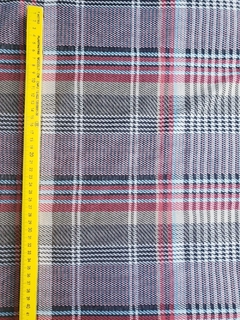 Tecido Malha Jacquard Xadrez com Lycra - comprar online