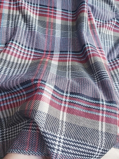 Tecido Malha Jacquard Xadrez com Lycra na internet
