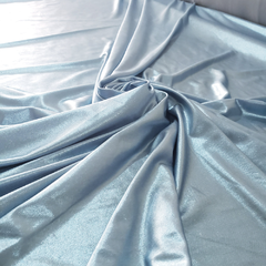 Malha Cirre Com Brilho Azul Serenity - comprar online