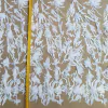 Tecido Tule Bordado 3D Floral Branco 02 - loja online