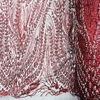 Tecido Tule Boreal com Glitter e Pedrarias Marsala - Tecidos Baratos - Compre e receba em casa.