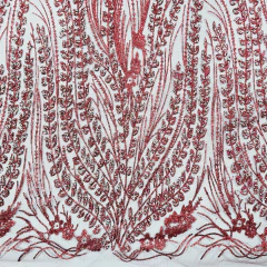 Tecido Tule Boreal com Glitter e Pedrarias Marsala - loja online