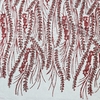 Tecido Tule Boreal com Glitter e Pedrarias Marsala