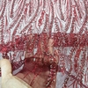 Tecido Tule Boreal com Glitter e Pedrarias Marsala na internet
