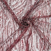 Tecido Tule Boreal com Glitter e Pedrarias Marsala - loja online