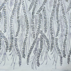 Tecido Tule Boreal com Glitter e Pedrarias Azul Royal na internet