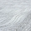 Tecido Tule Boreal com Glitter e Pedrarias Prata 2