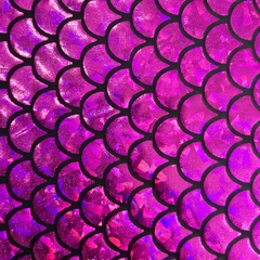 Tecido Malha Holográfica Sereia/Escamas Pink - Tecidos Baratos - Compre e receba em casa.