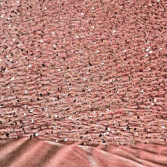 Tecido Veludo Cristal com Paetê Rose Gold na internet