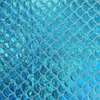 Tecido Malha Holográfica Sereia/Escamas Azul Turquesa - loja online