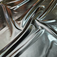 Tecido Couro Sintético Metalizado Preto - loja online