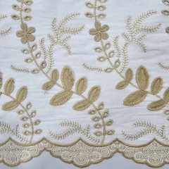 Laise Bordada 3D Folhagem Branco - loja online