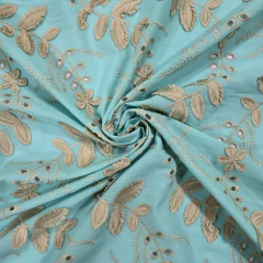 Laise Bordada 3D Folhagem Verde - comprar online