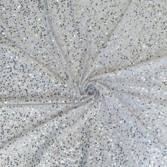 Tecido Petê Glamour Prata - comprar online