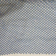 Tecido Tela Arrastão Turquesa com Pedrarias - comprar online