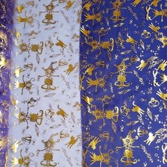 Organza Cristal Halloween Diversas Estampas na internet