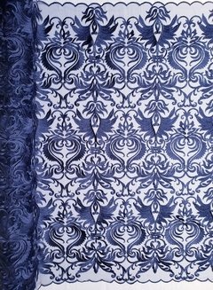 Tule Bordado Arabesco Angelical Diversas Cores - comprar online