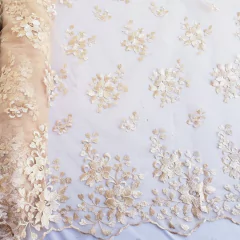 Tule Bordado Ilusão Diversas Cores - Tecidos Baratos - Compre e receba em casa.