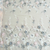 Tecido Tule Bordado 3D Floral Rose - comprar online